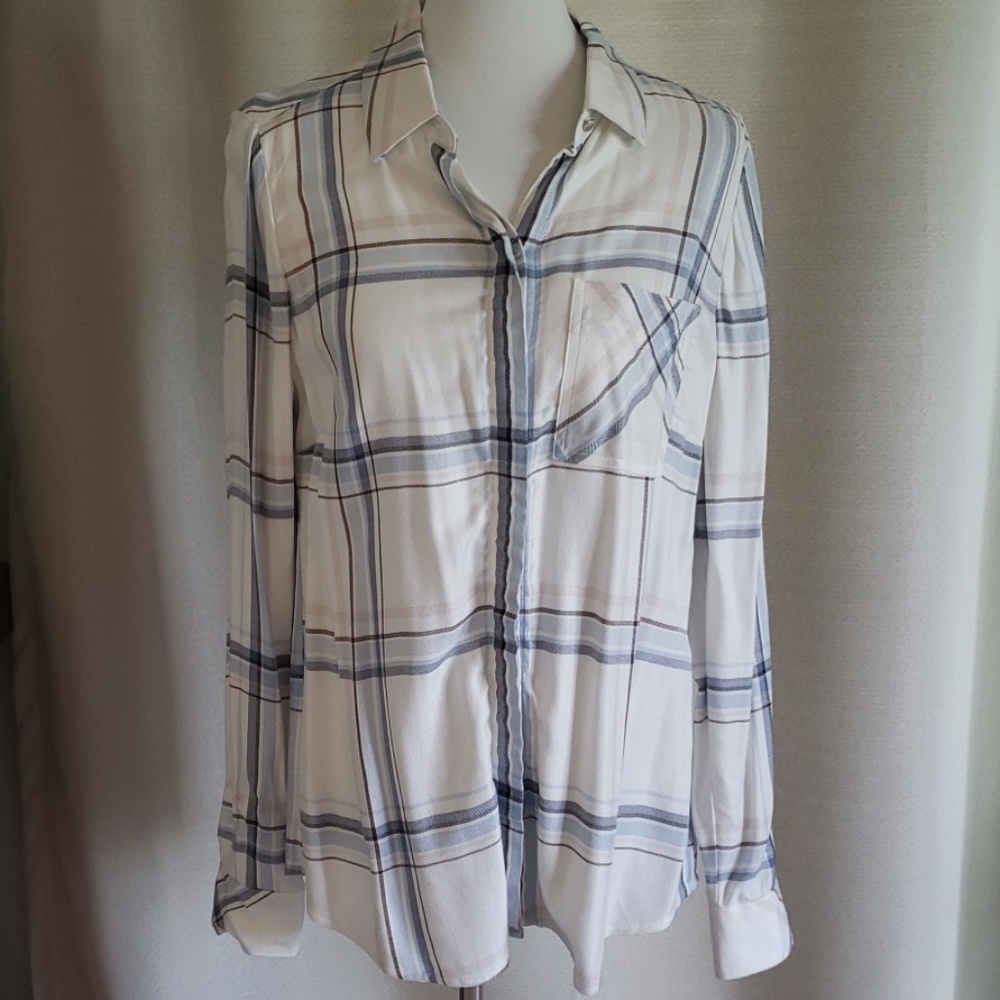 WHBM Flannel Shirt Size 8 (Large)